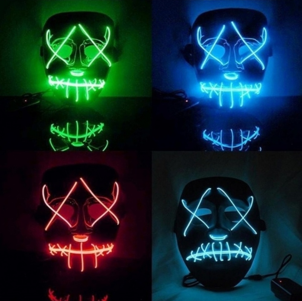 Halloween LED Masks Different Colors